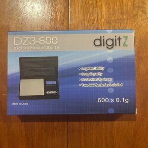 DigitZ DZ3-100 Digital Pocket Scale 600g Max Weight 0.1g Readability